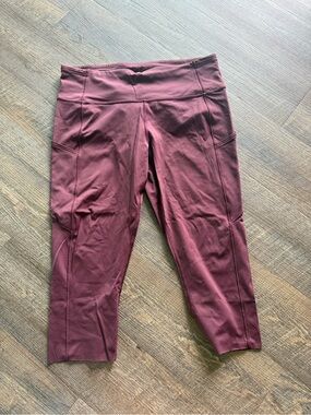 lululemon athletica Burgundy Leggings